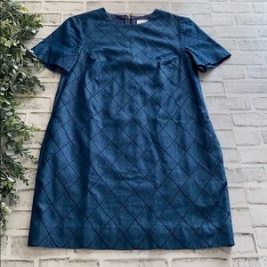 Kate Spade Quilted Chambray Shift Dress